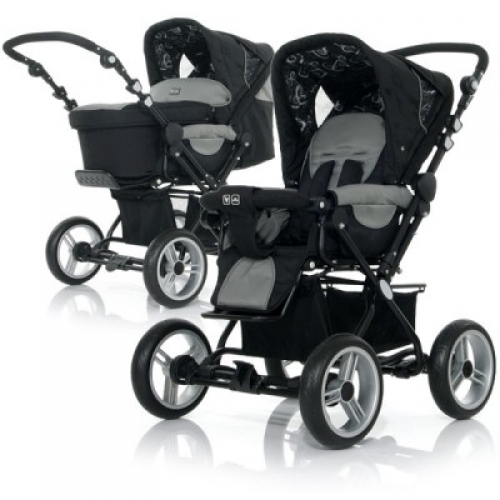 Коляска-трансформер ABC Design Pramy Luxe Black pearl