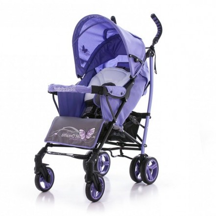 Коляска BAMBINI SHUTTLE (violet butterfly)