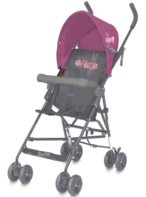 Коляска Bertoni Light, grey pink spring  