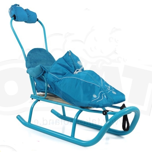 Детские санки Tako Grand Linea (бирюзовый)