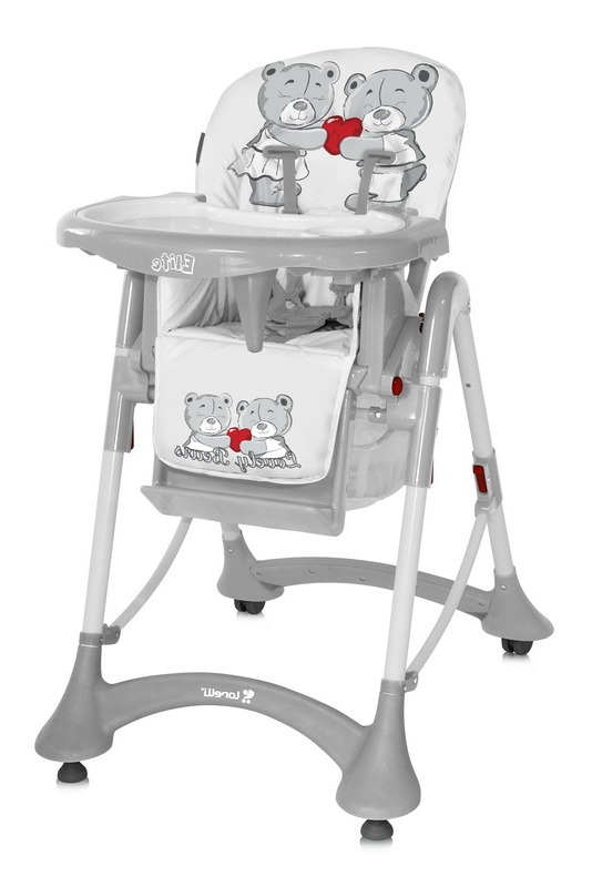 Стульчик для кормления Bertoni ELITE (grey bears) 