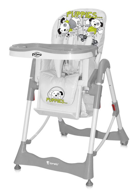 Стульчик для кормления Bertoni PRIMO (black white puppies) 