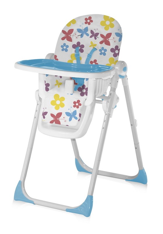 Стульчик для кормления Bertoni SIESTA (butterfly and flowers blue) 