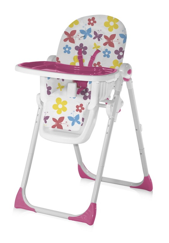Стульчик для кормления Bertoni SIESTA (butterfly and flowers pink) 