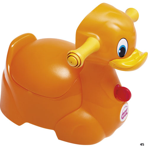 Детский горшок Okbaby Quack с ручками для безопасности ребенка